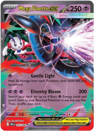 Mega Floette ex 035/086 – Chaos Rising – Double Rare Pokémon Card