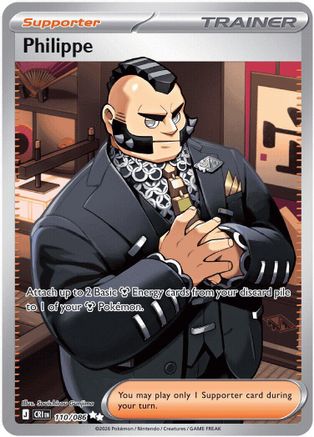Philippe 110/086 - Holofoil ME04 Chaos Rising - Ultra Rare Pokémon TCG Card