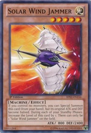Solar Wind Jammer (BP02-EN116) - Battle Pack 2: War of the Giants 1st Edition Battle Pack 2: War of the Giants Yugioh Single  Squirtle Squad Card Shop.