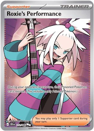 Pokémon TCG Roxie's Performance 112/086 – Chaos Rising – Ultra Rare