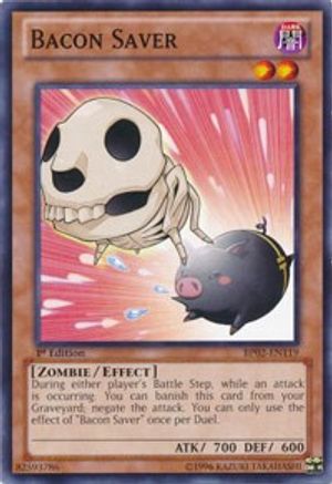 Bacon Saver (BP02-EN119) - Battle Pack 2: War of the Giants Unlimited Battle Pack 2: War of the Giants Yugioh Single  Squirtle Squad Card Shop.