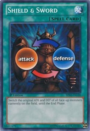 Shield & Sword (BP02-EN130) - Battle Pack 2: War of the Giants 1st Edition Battle Pack 2: War of the Giants Yugioh Single  Squirtle Squad Card Shop.