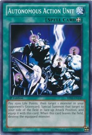 Autonomous Action Unit (BP02-EN140) - Battle Pack 2: War of the Giants Unlimited Battle Pack 2: War of the Giants Yugioh Single  Squirtle Squad Card Shop.