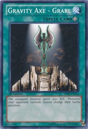 Gravity Axe - Grarl (BP02-EN143) - Battle Pack 2: War of the Giants Unlimited Battle Pack 2: War of the Giants Yugioh Single  Squirtle Squad Card Shop.