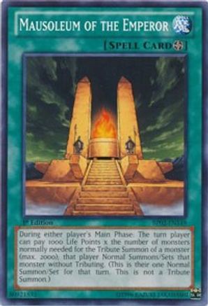 Mausoleum of the Emperor (BP02-EN149) - Battle Pack 2: War of the Giants Unlimited Battle Pack 2: War of the Giants Yugioh Single  Squirtle Squad Card Shop.