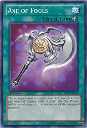 Axe of Fools (BP02-EN161) - Battle Pack 2: War of the Giants Unlimited Battle Pack 2: War of the Giants Yugioh Single  Squirtle Squad Card Shop.