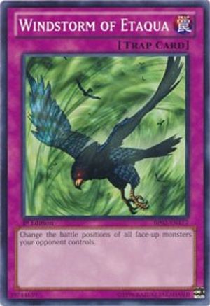 Windstorm of Etaqua (BP02-EN177) - Battle Pack 2: War of the Giants 1st Edition Battle Pack 2: War of the Giants Yugioh Single  Squirtle Squad Card Shop.