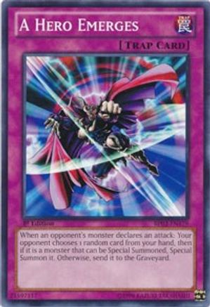 A Hero Emerges (BP02-EN179) - Battle Pack 2: War of the Giants 1st Edition Battle Pack 2: War of the Giants Yugioh Single  Squirtle Squad Card Shop.
