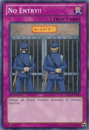 No Entry!! (BP02-EN190) - Battle Pack 2: War of the Giants Unlimited Battle Pack 2: War of the Giants Yugioh Single  Squirtle Squad Card Shop.