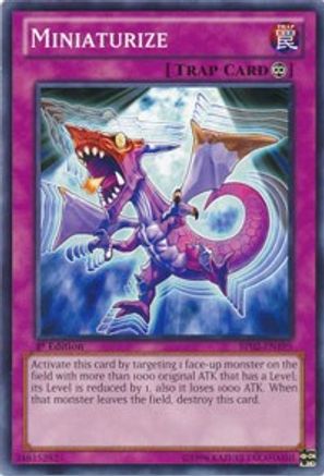 Miniaturize (BP02-EN195) - Battle Pack 2: War of the Giants 1st Edition Battle Pack 2: War of the Giants Yugioh Single  Squirtle Squad Card Shop.