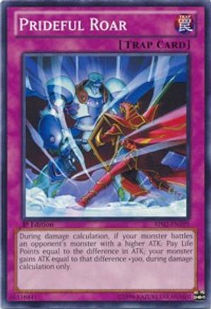 Prideful Roar (BP02-EN199) - Battle Pack 2: War of the Giants 1st Edition Battle Pack 2: War of the Giants Yugioh Single  Squirtle Squad Card Shop.
