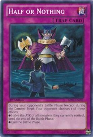 Half or Nothing (BP02-EN201) - Battle Pack 2: War of the Giants Unlimited Battle Pack 2: War of the Giants Yugioh Single  Squirtle Squad Card Shop.