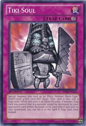 Tiki Soul (BP02-EN210) - Battle Pack 2: War of the Giants 1st Edition Battle Pack 2: War of the Giants Yugioh Single  Squirtle Squad Card Shop.