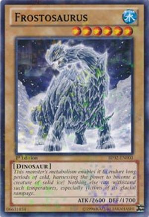 Frostosaurus (Mosaic Rare) (BP02-EN003) - Battle Pack 2: War of the Giants Unlimited Battle Pack 2: War of the Giants Yugioh Single  Squirtle Squad Card Shop.