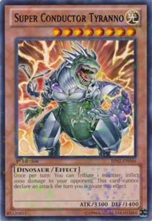 Super Conductor Tyranno (Mosaic Rare) (BP02-EN046) - Battle Pack 2: War of the Giants 1st Edition Battle Pack 2: War of the Giants Yugioh Single  Squirtle Squad Card Shop.
