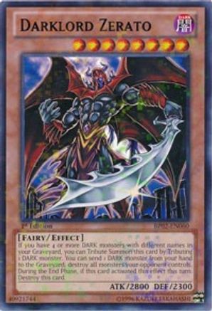 Darklord Zerato (Mosaic Rare) (BP02-EN060) - Battle Pack 2: War of the Giants Unlimited Battle Pack 2: War of the Giants Yugioh Single  Squirtle Squad Card Shop.