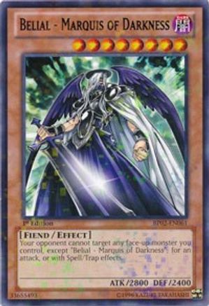 Belial - Marquis of Darkness (Mosaic Rare) (BP02-EN061) - Battle Pack 2: War of the Giants 1st Edition Battle Pack 2: War of the Giants Yugioh Single  Squirtle Squad Card Shop.