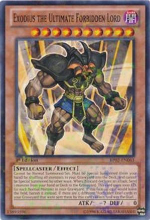 Exodius the Ultimate Forbidden Lord (Mosaic Rare) (BP02-EN063) - Battle Pack 2: War of the Giants Unlimited Battle Pack 2: War of the Giants Yugioh Single  Squirtle Squad Card Shop.