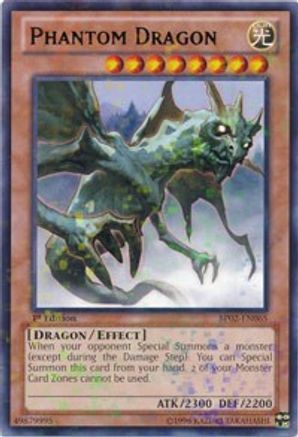 Phantom Dragon (Mosaic Rare) (BP02-EN065) - Battle Pack 2: War of the Giants Unlimited Battle Pack 2: War of the Giants Yugioh Single  Squirtle Squad Card Shop.