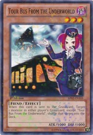 Tour Bus From the Underworld (Mosaic Rare) (BP02-EN105) - Battle Pack 2: War of the Giants 1st Edition Battle Pack 2: War of the Giants Yugioh Single  Squirtle Squad Card Shop.