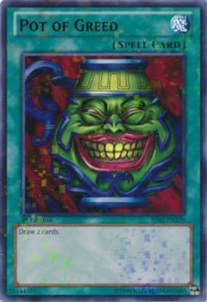 Pot of Greed (Mosaic Rare) (BP02-EN129) - Battle Pack 2: War of the Giants 1st Edition Battle Pack 2: War of the Giants Yugioh Single  Squirtle Squad Card Shop.