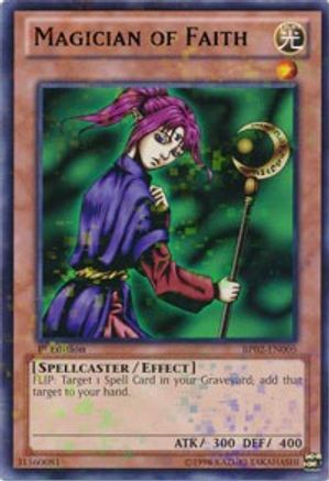 Magician of Faith (Mosaic Rare) (BP02-EN005) - Battle Pack 2: War of the Giants 1st Edition Battle Pack 2: War of the Giants Yugioh Single  Squirtle Squad Card Shop.
