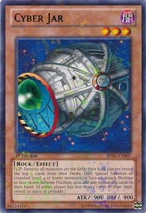 Cyber Jar (Mosaic Rare) (BP02-EN007) - Battle Pack 2: War of the Giants 1st Edition Battle Pack 2: War of the Giants Yugioh Single  Squirtle Squad Card Shop.