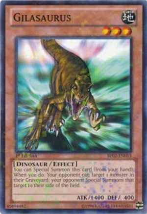 Gilasaurus (Mosaic Rare) (BP02-EN013) - Battle Pack 2: War of the Giants 1st Edition Battle Pack 2: War of the Giants Yugioh Single  Squirtle Squad Card Shop.