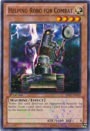 Helping Robo For Combat (Mosaic Rare) (BP02-EN019) - Battle Pack 2: War of the Giants Unlimited Battle Pack 2: War of the Giants Yugioh Single  Squirtle Squad Card Shop.