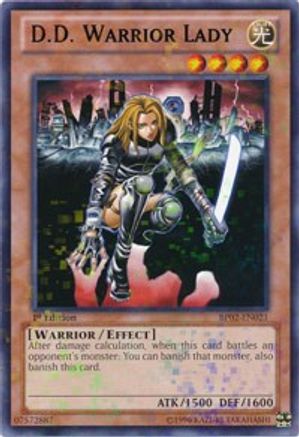 D.D. Warrior Lady (Mosaic Rare) (BP02-EN021) - Battle Pack 2: War of the Giants Unlimited Battle Pack 2: War of the Giants Yugioh Single  Squirtle Squad Card Shop.