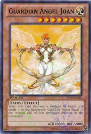 Guardian Angel Joan (Mosaic Rare) (BP02-EN026) - Battle Pack 2: War of the Giants 1st Edition Battle Pack 2: War of the Giants Yugioh Single  Squirtle Squad Card Shop.