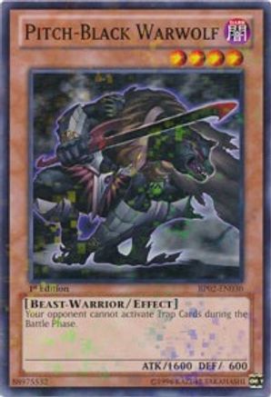 Pitch-Black Warwolf (Mosaic Rare) (BP02-EN030) - Battle Pack 2: War of the Giants 1st Edition Battle Pack 2: War of the Giants Yugioh Single  Squirtle Squad Card Shop.