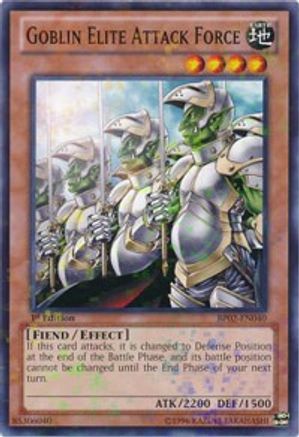 Goblin Elite Attack Force (Mosaic Rare) (BP02-EN040) - Battle Pack 2: War of the Giants 1st Edition Battle Pack 2: War of the Giants Yugioh Single  Squirtle Squad Card Shop.