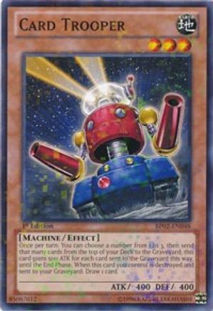 Card Trooper (Mosaic Rare) (BP02-EN048) - Battle Pack 2: War of the Giants 1st Edition Battle Pack 2: War of the Giants Yugioh Single  Squirtle Squad Card Shop.