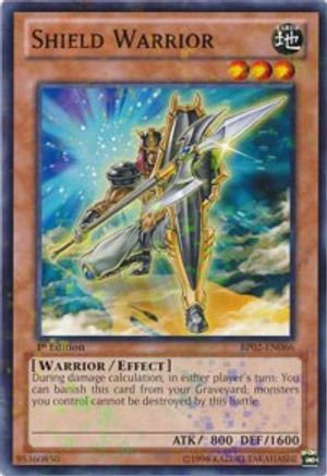 Shield Warrior (Mosaic Rare) (BP02-EN066) - Battle Pack 2: War of the Giants 1st Edition Battle Pack 2: War of the Giants Yugioh Single  Squirtle Squad Card Shop.