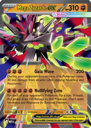 Mega Zygarde ex 071 – Mega Evolution Promo – Holofoil Promo