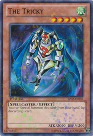 The Tricky (Mosaic Rare) (BP02-EN069) - Battle Pack 2: War of the Giants 1st Edition Battle Pack 2: War of the Giants Yugioh Single  Squirtle Squad Card Shop.