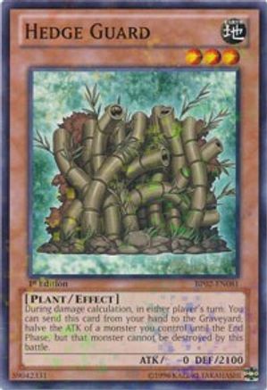 Hedge Guard (Mosaic Rare) (BP02-EN081) - Battle Pack 2: War of the Giants 1st Edition Battle Pack 2: War of the Giants Yugioh Single  Squirtle Squad Card Shop.