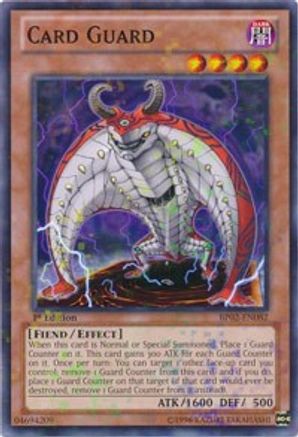 Card Guard (Mosaic Rare) (BP02-EN082) - Battle Pack 2: War of the Giants 1st Edition Battle Pack 2: War of the Giants Yugioh Single  Squirtle Squad Card Shop.