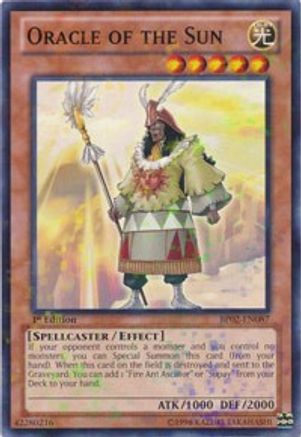 Oracle of the Sun (Mosaic Rare) (BP02-EN087) - Battle Pack 2: War of the Giants Unlimited Battle Pack 2: War of the Giants Yugioh Single  Squirtle Squad Card Shop.