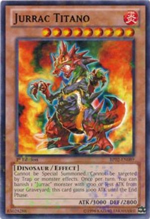 Jurrac Titano (Mosaic Rare) (BP02-EN089) - Battle Pack 2: War of the Giants 1st Edition Battle Pack 2: War of the Giants Yugioh Single  Squirtle Squad Card Shop.