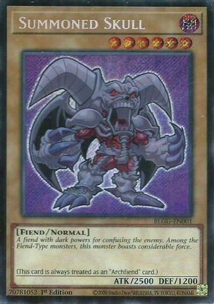 Summoned Skull (BLGG-EN001) - Battles of Legend: Glorious Gallery 1st Edition Battles of Legend: Glorious Gallery Yugioh Single  Squirtle Squad Card Shop.
