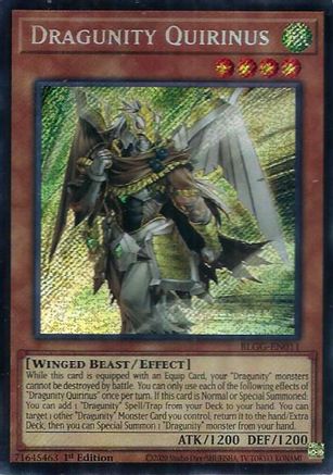 Dragunity Quirinus (BLGG-EN011) - Battles of Legend: Glorious Gallery 1st Edition Battles of Legend: Glorious Gallery Yugioh Single  Squirtle Squad Card Shop.