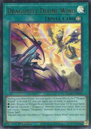 Dragunity Divine Wind (BLGG-EN015) - Battles of Legend: Glorious Gallery 1st Edition Battles of Legend: Glorious Gallery Yugioh Single  Squirtle Squad Card Shop.