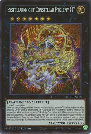 Exstellarknight Constellar Ptolemy Omega 7 (BLGG-EN018) - Battles of Legend: Glorious Gallery 1st Edition Battles of Legend: Glorious Gallery Yugioh Single  Squirtle Squad Card Shop.