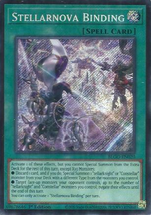 Stellarnova Binding (BLGG-EN020) - Battles of Legend: Glorious Gallery 1st Edition Battles of Legend: Glorious Gallery Yugioh Single  Squirtle Squad Card Shop.