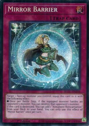 Mirror Barrier (BLGG-EN028) - Battles of Legend: Glorious Gallery 1st Edition Battles of Legend: Glorious Gallery Yugioh Single  Squirtle Squad Card Shop.