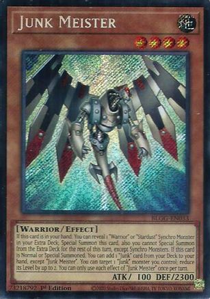 Junk Meister (BLGG-EN033) - Battles of Legend: Glorious Gallery 1st Edition Battles of Legend: Glorious Gallery Yugioh Single  Squirtle Squad Card Shop.