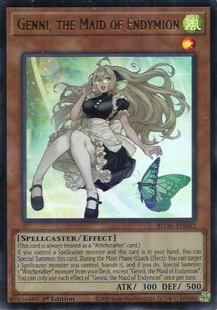 Genni, the Maid of Endymion (BLGG-EN042) - Battles of Legend: Glorious Gallery 1st Edition Battles of Legend: Glorious Gallery Yugioh Single  Squirtle Squad Card Shop.