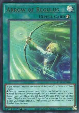Arrow of Regulus (BLGG-EN044) - Battles of Legend: Glorious Gallery 1st Edition Battles of Legend: Glorious Gallery Yugioh Single  Squirtle Squad Card Shop.